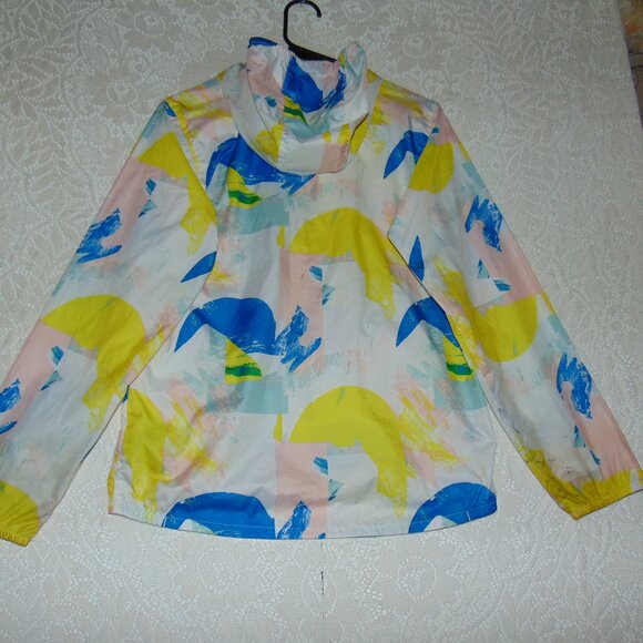 The North Face Windbreaker Jacket Girls L 14/16 Multi Colorbock Rain Coat Youth - Picture 2 of 11